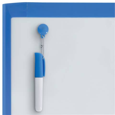 Lavagna magnetica cancellabile a secco Nobo 21,6x28 cm Nobo cornice colori assortiti - 1903816